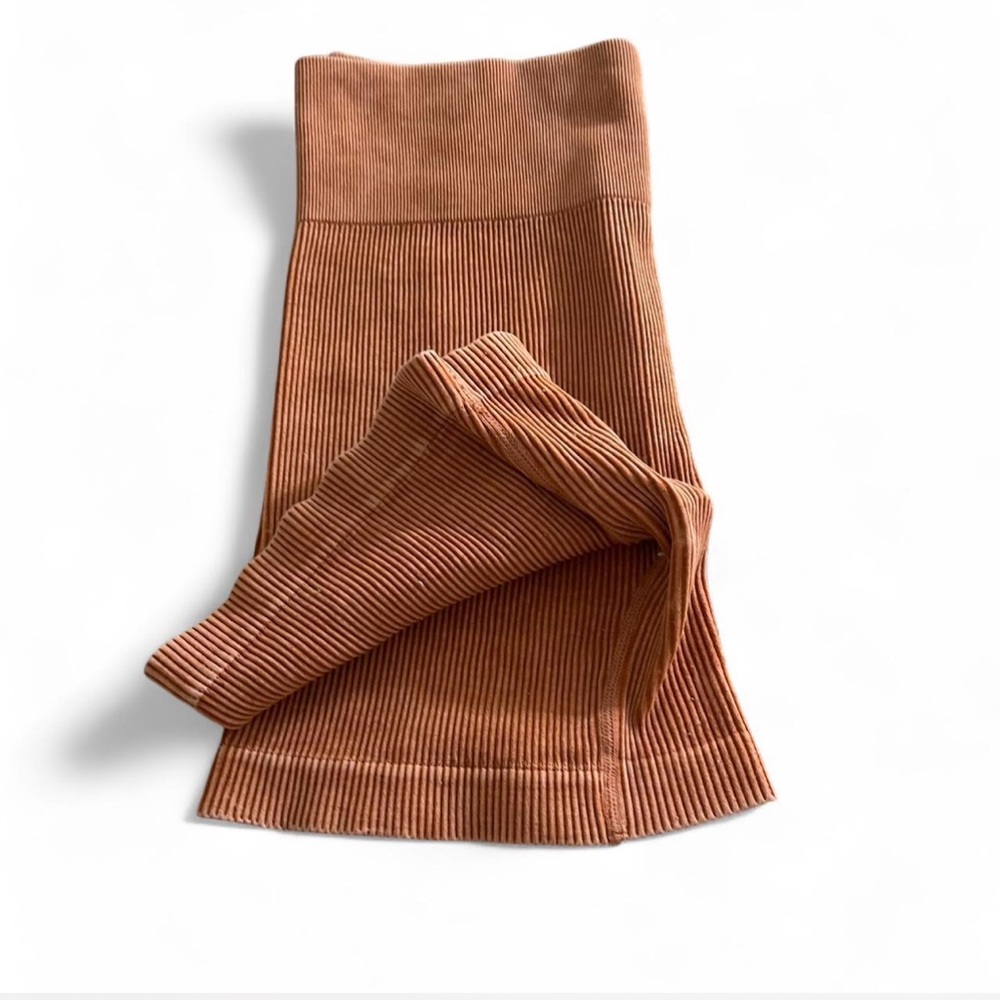 Colsie Kids Ribbed Tan Shorts - Picture 5 of 5